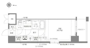 AELL亀有【4階】の間取り