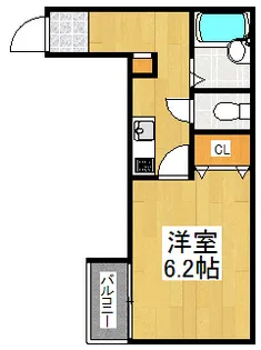 b’CASA TSURUMI【3階】の間取り