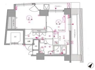 ル・リオン目黒II【5階】の間取り