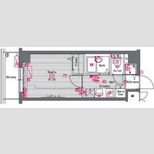 ガーラ新宿下落合【4階】の間取り