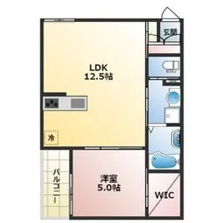 リビングライフ八尾山本【2階】の間取り