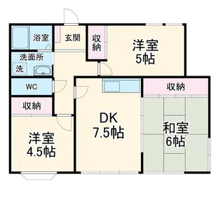 グリーンルーフ湘南【1階】の間取り