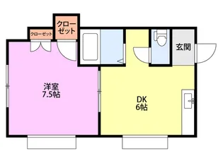 グリーンヒルズ女池【1階】の間取り