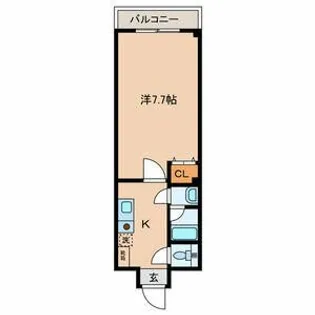 東京都中野区本町3【マンション】の間取り