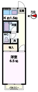 メゾン武蔵浦和参号館【2階】の間取り