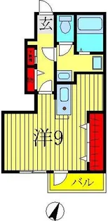 リトル・シャトウY【1階】の間取り