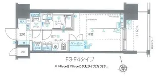 ZOOM品川南【12階】の間取り