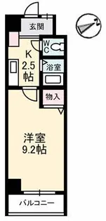 エスペランサNSコート【6階】の間取り