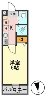 東京都葛飾区新小岩2【アパート】の間取り