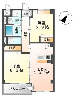 メープル・グローブ【2階】の間取り