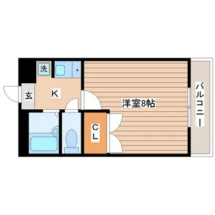 リベール今泉【2階】の間取り