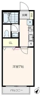 東京都練馬区桜台5【アパート】の間取り