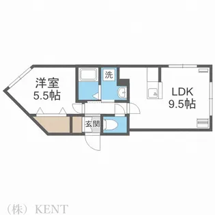 GRAND MOON宮の沢(グランムーン宮の沢)【1階】の間取り
