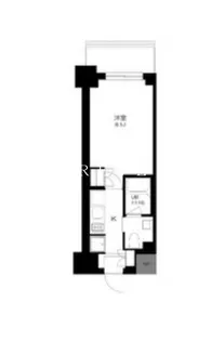 プライマル勝どき【3階】の間取り