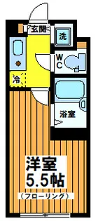 ガーディアン初台【3階】の間取り