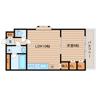 アヴァンセ八乙女【2階】の間取り