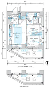 サンウッドフラッツ新宿四谷三丁目【3階】の間取り