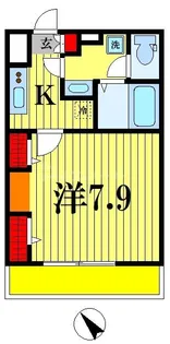 グレイス北松戸II【1階】の間取り