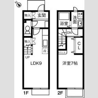 愛知県額田郡幸田町大字大草【一戸建】の間取り