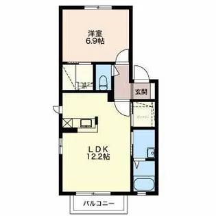 FOX MOUNTAINB【2階】の間取り