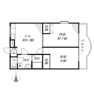 ラ・セゾンソレイユ【3階】の間取り