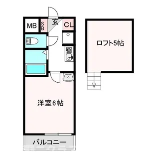 オーナーズマンション昭和町【6階】の間取り
