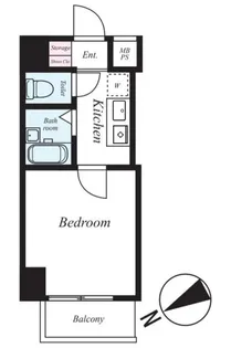 菱和パレス文京南【1階】の間取り