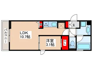 Eハウス立川【3階】の間取り