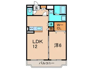 Gold West【1階】の間取り