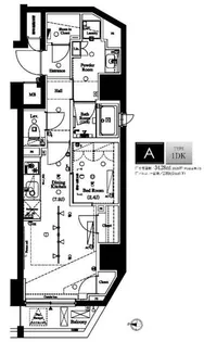 アクサス渋谷初台【5階】の間取り