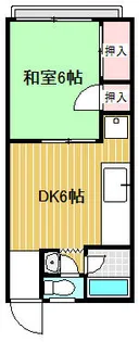 K’SハイツI【1階】の間取り