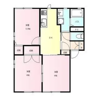 ウィステリア【2階】の間取り