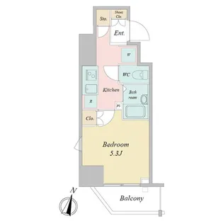 千葉県松戸市根本【マンション】の間取り