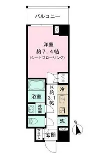 Sunflower Garden【7階】の間取り