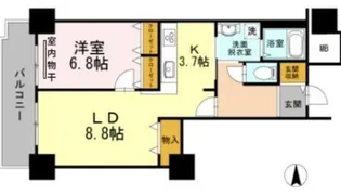 品川シーサイドビュータワー I【3階】の間取り