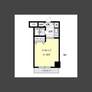 Queens Academia【4階】の間取り