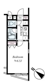 ユナイテッドグロー文京白山【2階】の間取り