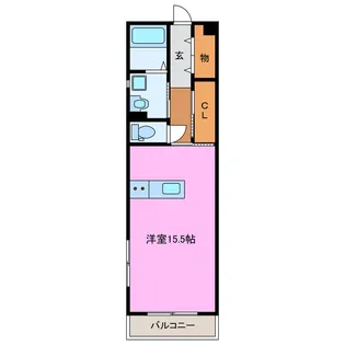 静岡県浜松市浜名区西美薗【マンション】の間取り