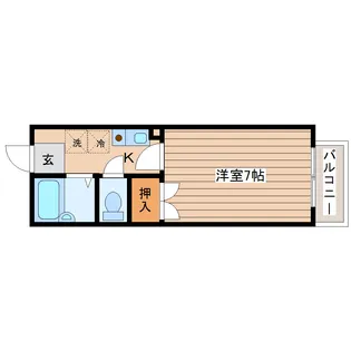 コーポトラスト【1階】の間取り