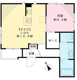 エストレヤ学芸大学【2階】の間取り