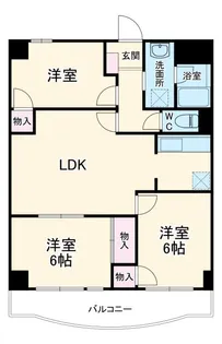 プリムヴェール西堀【3階】の間取り