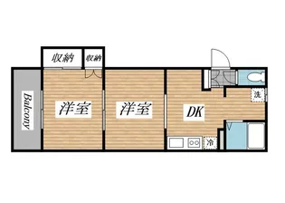 オメガスクエア【3階】の間取り