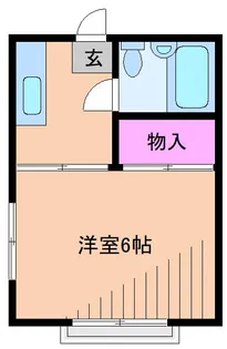 パルウッドすわ【1階】の間取り