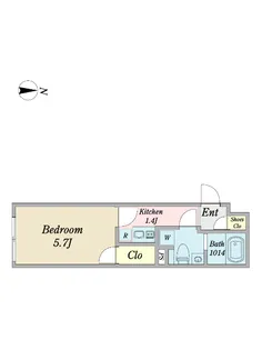 スペックレジデンス大井5【3階】の間取り