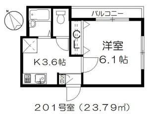 ヘーベルハイム【2階】の間取り