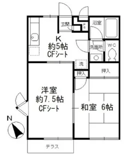 パセオ前沢(パセオマエサワ)【1階】の間取り