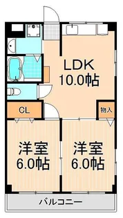 ニューグリーンハイツ【3階】の間取り