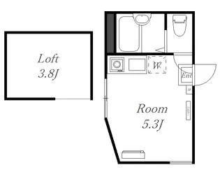 グッドウィル小机1号館【2階】の間取り