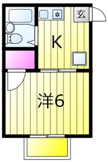 アフタヌーンクロダPartII【1階】の間取り