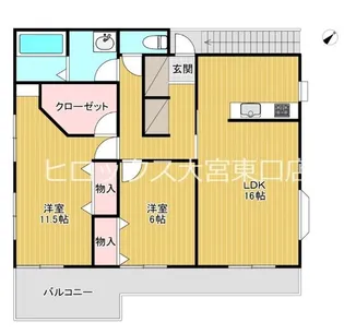 Pleasure【2階】の間取り